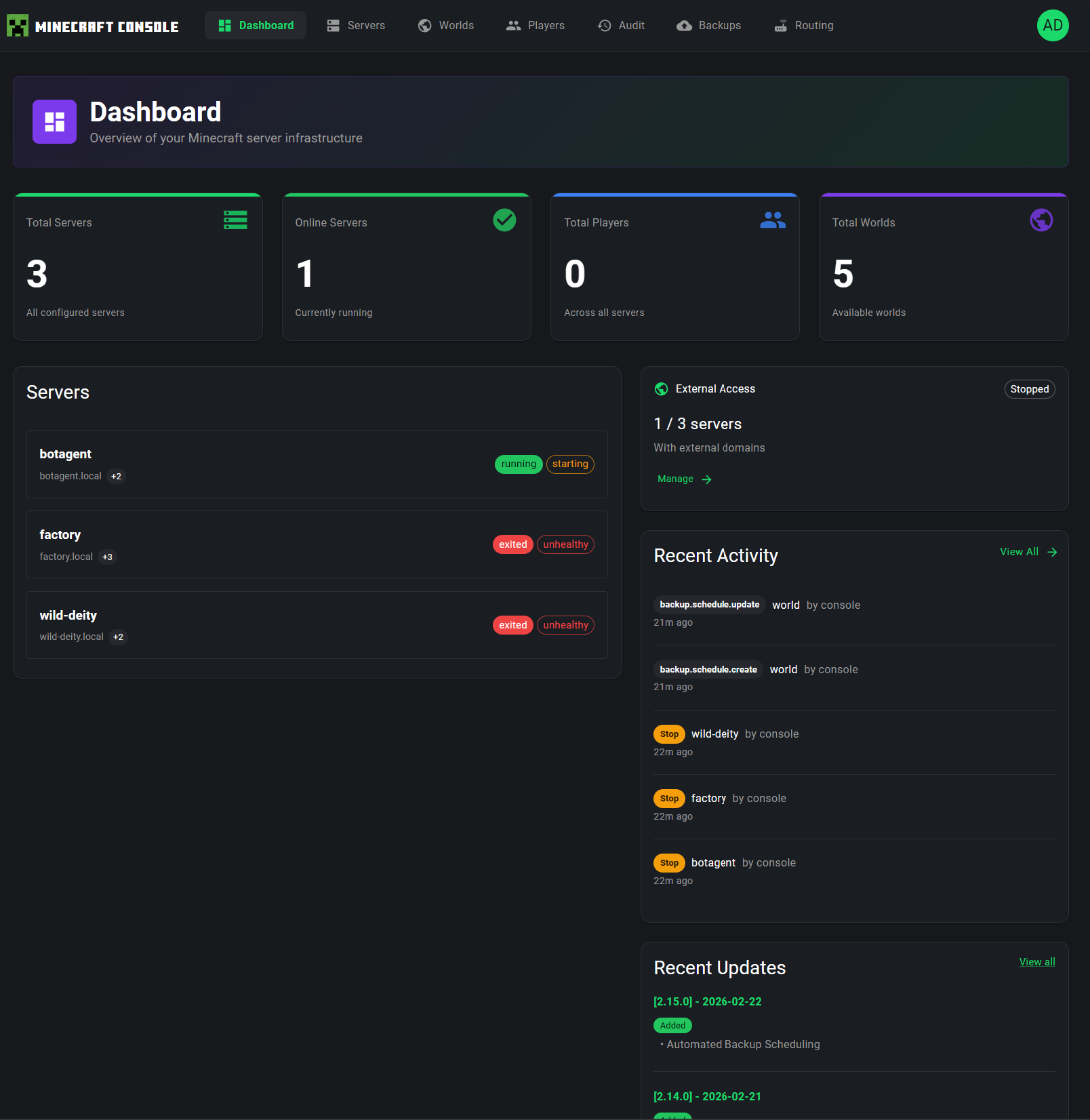 Dashboard