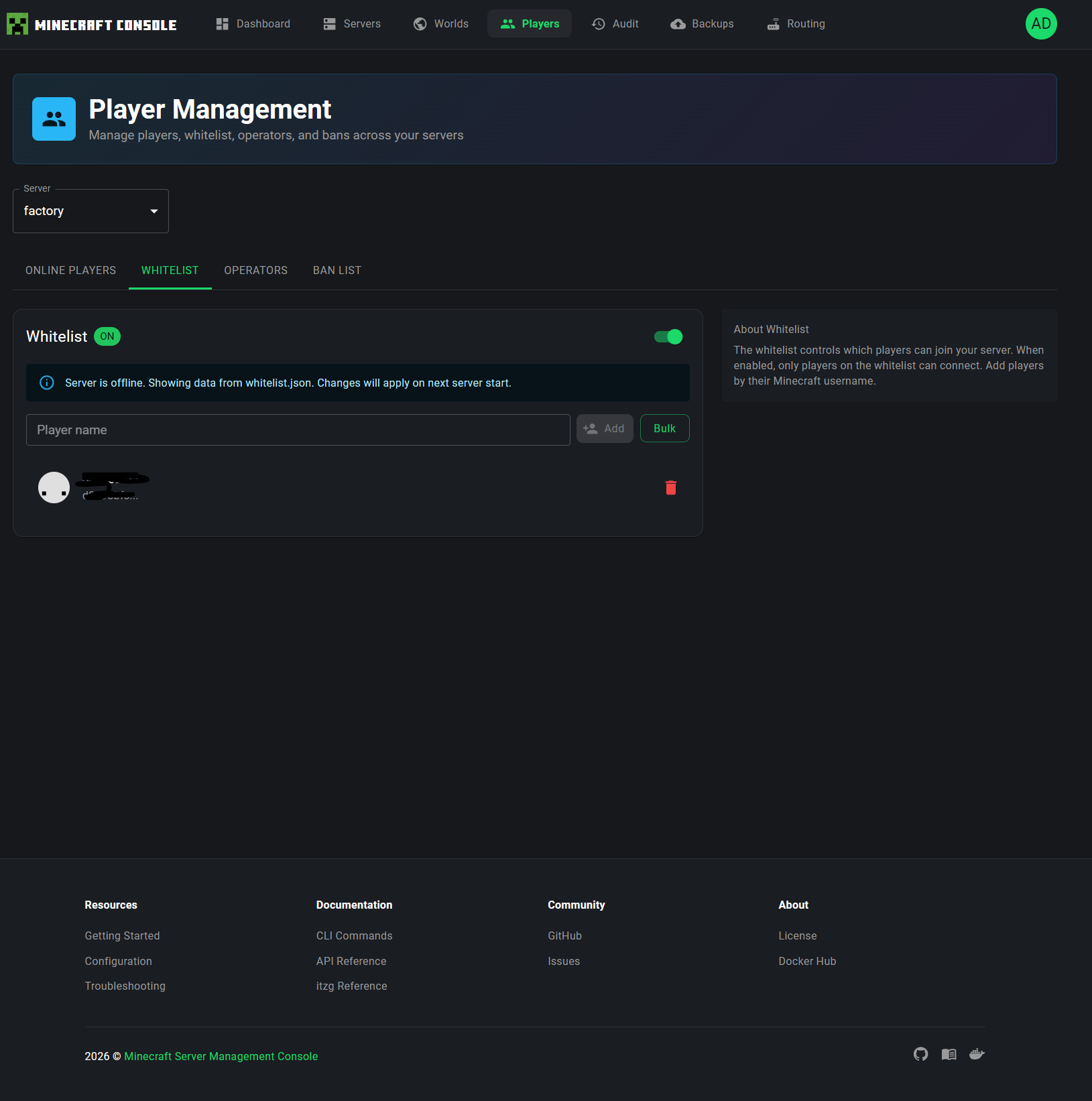 Player Management